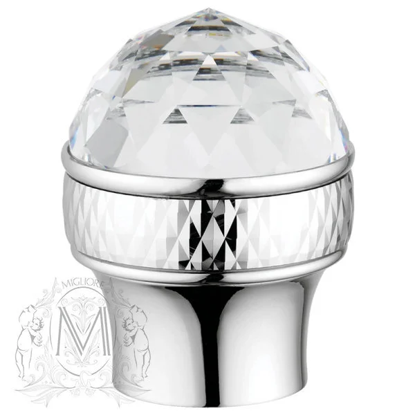 Смеситель для душа Migliore Axo Swarovski хром/золото 18498 (детальная фотография), классические, ретро, с кристаллами swarovski, декорированные