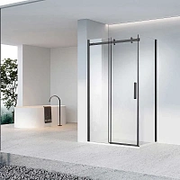 Душевой уголок Vincea Como-N 160х100 см профиль черный стекло прозрачное