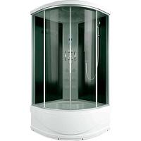 Душевая кабина, задняя стенка чёрная, стекло тонированное, Erlit ER 4509TP-C4