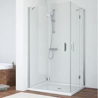 Душевой уголок профиль глянцевый хром стекло прозрачное Vegas-glass