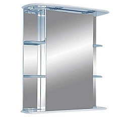 Зеркальный шкаф с подсветкой Misty Магнолия 65 см левый