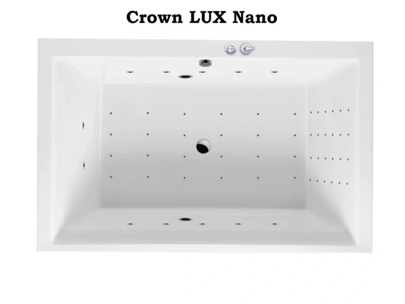 Ванна акриловая Excellent Crown Lux 190 х 120 см, цвет белый, WAEX.CRO19WH (детальная фотография), белые