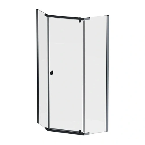 Душевой уголок Am.Pm Sunny 90x90 см профиль черный - фото 2