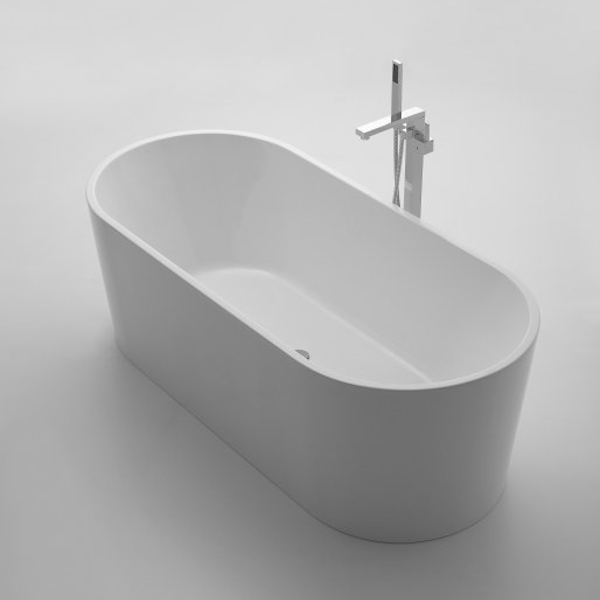 Ванна акриловая BelBagno 180х80 с переливом белая BB71-1800 (детальная фотография), современныe, hi-tech