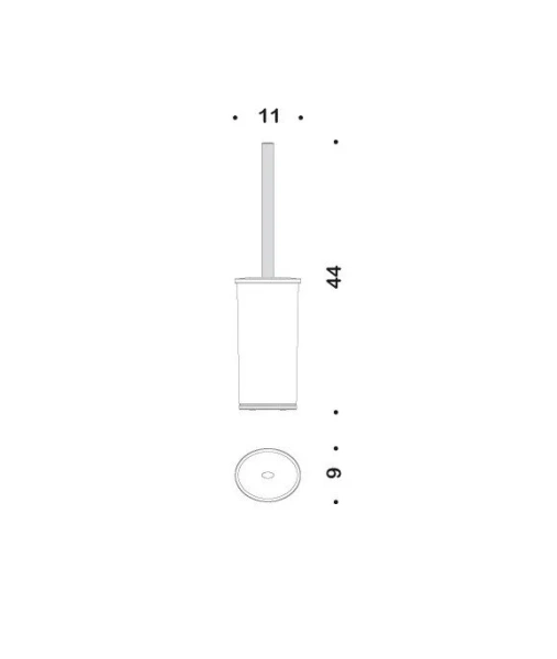 Ершик Colombo Land напольный B2806 (детальная фотография), современные, hi-tech
