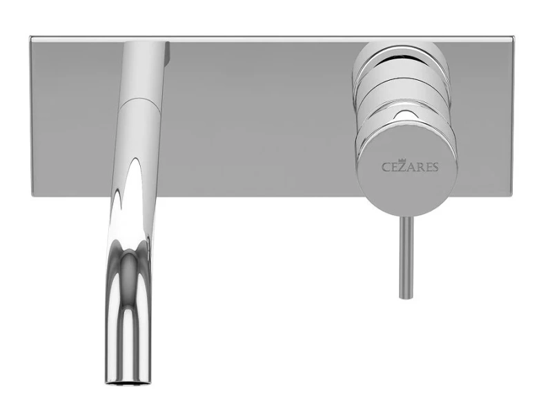 Смеситель для раковины Cezares Leaf хром LEAF-BLI1-L-01-W0 (детальная фотография), современные, hi-tech