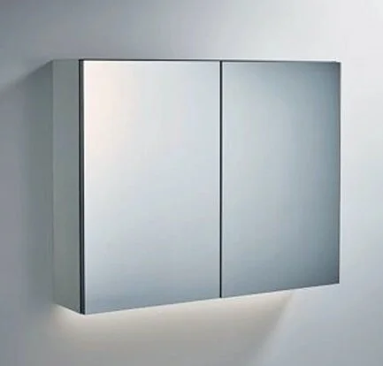 Зеркальный шкаф с подсветкой Ideal Standard Mirror&Light 80 см алюминий T3442AL (детальная фотография), 80 см