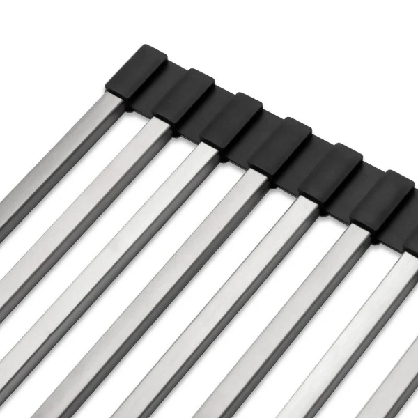 Ролл-мат для кухонных моек Paulmark 40.5 см брашированная сталь R405-BS (детальная фотография), в наличии index_1