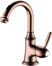 Смеситель для  раковины, розовое золото Lemark Spark LM6707RG