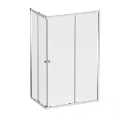 Душевой уголок Am.Pm Sunny 120x80 см хром матовый