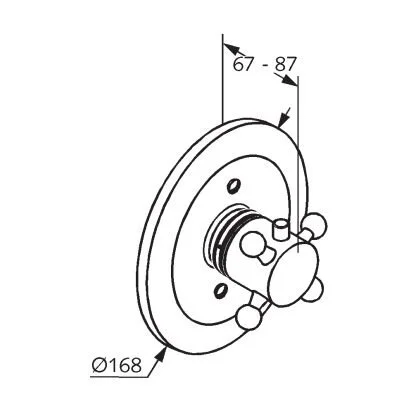 Смеситель для душа Kludi 1926 позолоченный 517194520 (детальная фотография), для душа