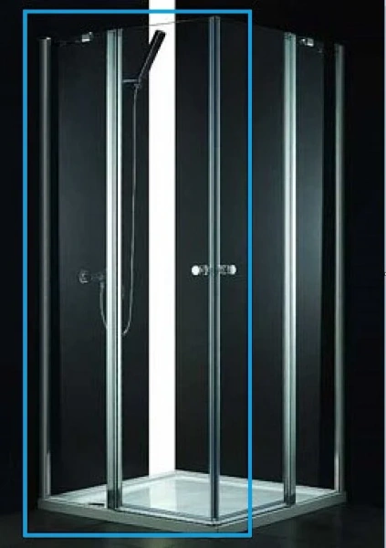 Душевая дверь Сezares Elena 90 см профиль хром ELENA-W-60/30-C-Cr (детальная фотография)