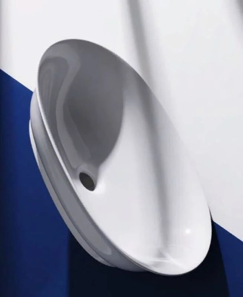 Раковина Laufen The New Classic 55 см белая 8.1285.2.000.112.1 (детальная фотография), в форме чаши, круглой формы