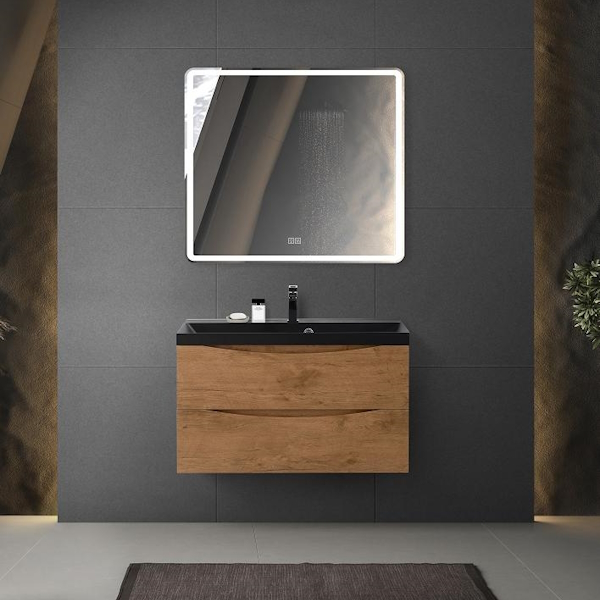 Тумба под раковину подвесная BelBagno Marino 90 см rovere nature MARINO-900-2C-SO-RN-P (детальная фотография), в наличии