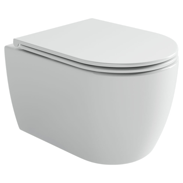 Унитаз подвесной Ceramicanova Noe сиденье микролифт CN4011T (детальная фотография)