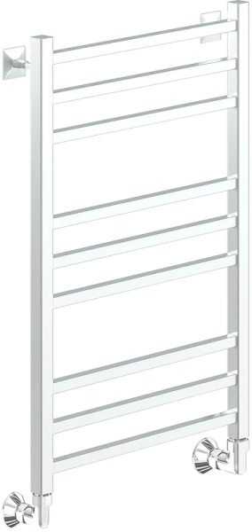 Полотенцесушитель водяной Ника Modern 80x50 см белый матовый ЛМ 5 80/50 бел мат (детальная фотография)