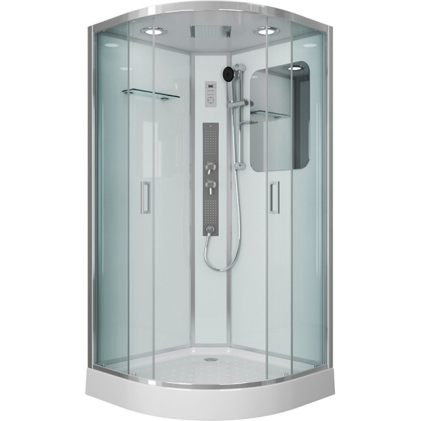 Душевая кабина Niagara Premium 100х100 см профиль хром 60020114G (детальная фотография)