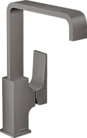 Смеситель для раковины Hansgrohe Metropol шлифованный черный хром