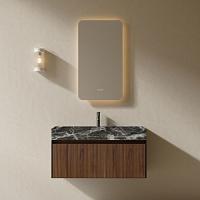 Тумба c раковиной подвесная ALTROBAGNO Pino 100 см walnut/italian grey