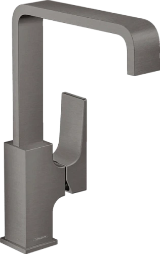 Смеситель для раковины Hansgrohe Metropol шлифованный черный хром - фото 6