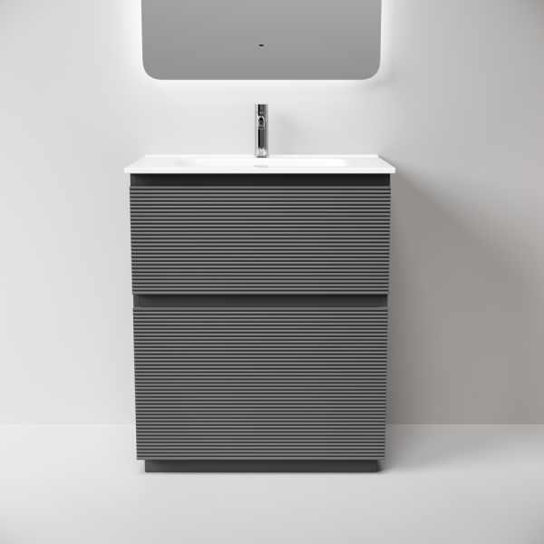 Тумба под раковину напольная Sancos Folk Floor 70 см grey soft FL70FGS (детальная фотография), напольная, пристенная