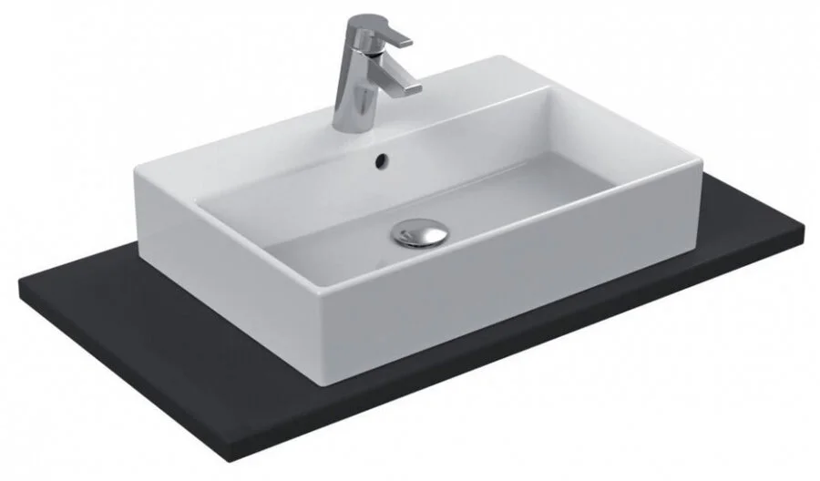 Раковина Ideal Standard Strada 60 см с отверстием для смесителя K078101 (детальная фотография), белые