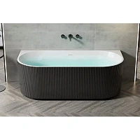 Ванна акриловая Royal Bath Nero RB611902BL-BL, 150 x 75 см, цвет белый/черный