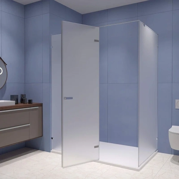 Душевой уголок RGW Stilvoll SV-040 120x100 см профиль хром, стекло матовое 353204020-21 (детальная фотография), современные, hi-tech