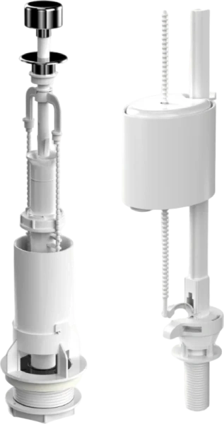 Комплект арматуры BERGES Eko пластик 030101 (детальная фотография) index_2