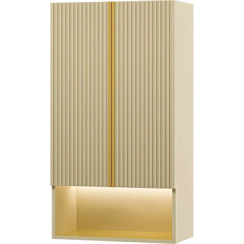 Шкаф подвесной Brevita Vega 60 см кремовый - фото 2
