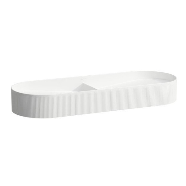Раковина Laufen Sonar 100 см с наружным декором 8.1234.9.000.112.1 (детальная фотография)