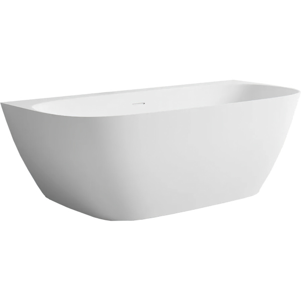 Ванна из искусственного камня Salini Sofia Wall 180x85 см пристенная, белый матовый 102523M (детальная фотография)