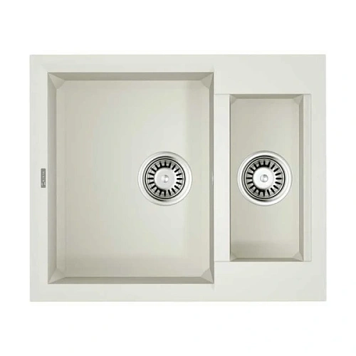 Мойка для кухни Omoikiri Sakaime 60-2-WH 60 см белая - фото 1