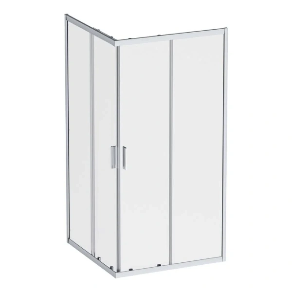 Душевой уголок Am.Pm Gem 100x100 см профиль хром матовый W90G-403-100100-MT (детальная фотография)