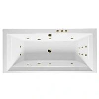 Ванна гидромассажная Excellent Crown Grand Smart 190 x 90 см, белый/бронза, WAEX.CRG19.SMART.BR