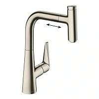 Смеситель для кухни Hansgrohe Talis Select M сталь