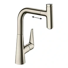 Смеситель для кухни Hansgrohe Talis Select M сталь