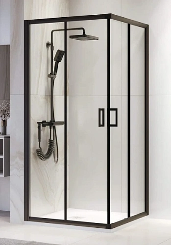 Душевой уголок RGW Passage PA-39B 80х80 см профиль черный - фото 2