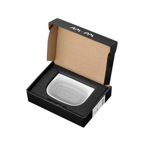 Мыльница Am.Pm Sensation стеклянная A3034200 (детальная фотография), хром, комбинированные