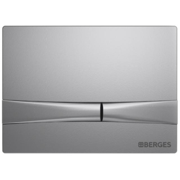 Клавиша смыва BERGES Novum F2 хром матовый 040052 (детальная фотография)