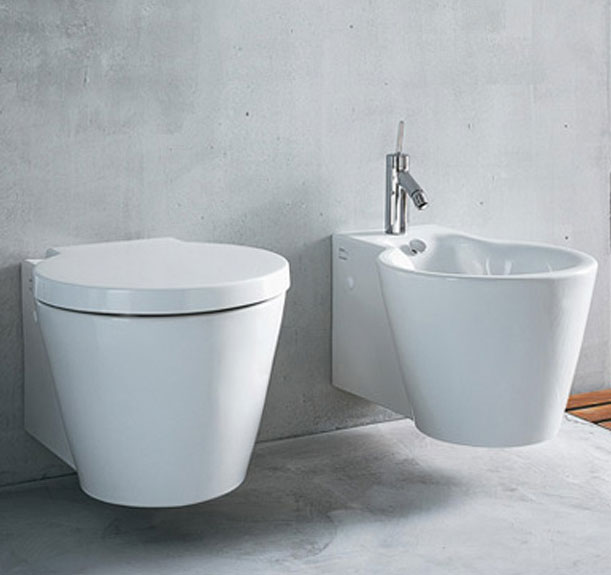 Унитаз подвесной Duravit Starck 1 0210090064 (детальная фотография), фарфор, керамика