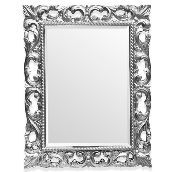 Зеркало для ванной, цвет глянцевое серебро, Tiffany World TW03427arg.brillante (детальная фотография)