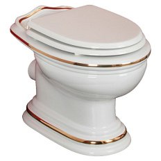 Унитаз напольный Migliore Milady декор D2