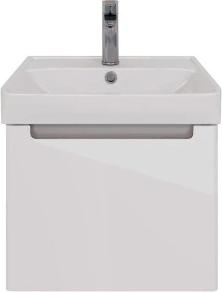 Тумба с раковиной подвесная Lemark Buno Mini LM05BM50T 50 см с ящиком (детальная фотография), по запросу, нет в наличии