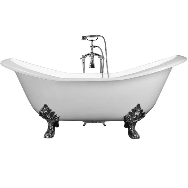 Ванна чугунная, ножки хром, Elegansa Taiss И0000031 (детальная фотография)