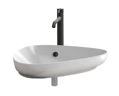 Раковина Jacob Delafon Nouvelle Vague 56 см на столешницу EVI102-00 (детальная фотография), накладные (на столешницу), пристенные