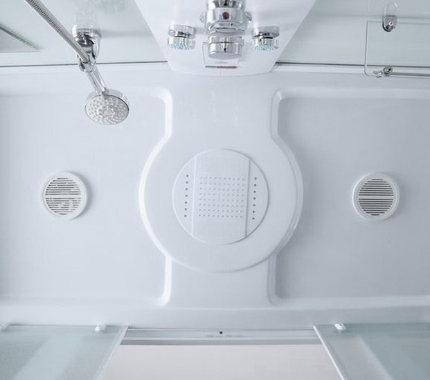 Душевой бокс Timo Eco 147х80 см высокий поддон TE-0750 (детальная фотография), пристенные