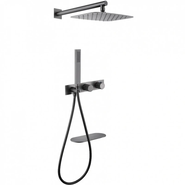 Душевой комплект Abber Rund никель AF8750NG (детальная фотография)