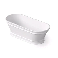 Ванна DEA Design Shadow DD8674 1750 18, 175 х 75 см, искусственный камень, цвет белый матовый