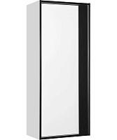 Шкаф-пенал подвесной Style Line Амстердам 45 см белый/черный